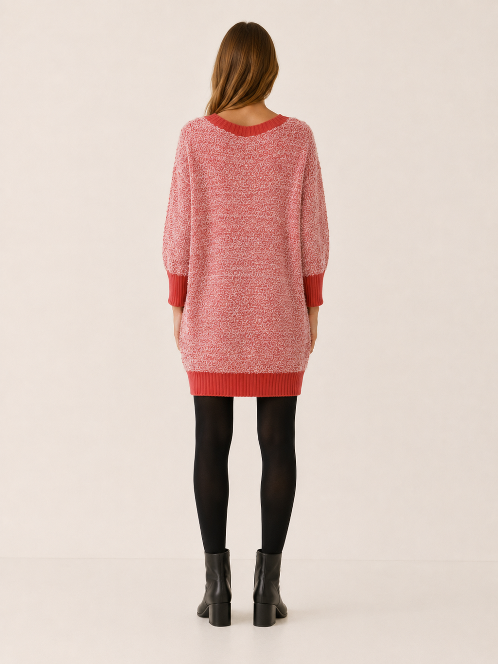Calanthe | Jumper Dress with Ribbed Hem and Pockets