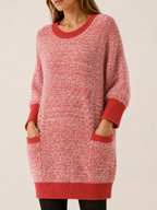 Calanthe | Jumper Dress with Ribbed Hem and Pockets