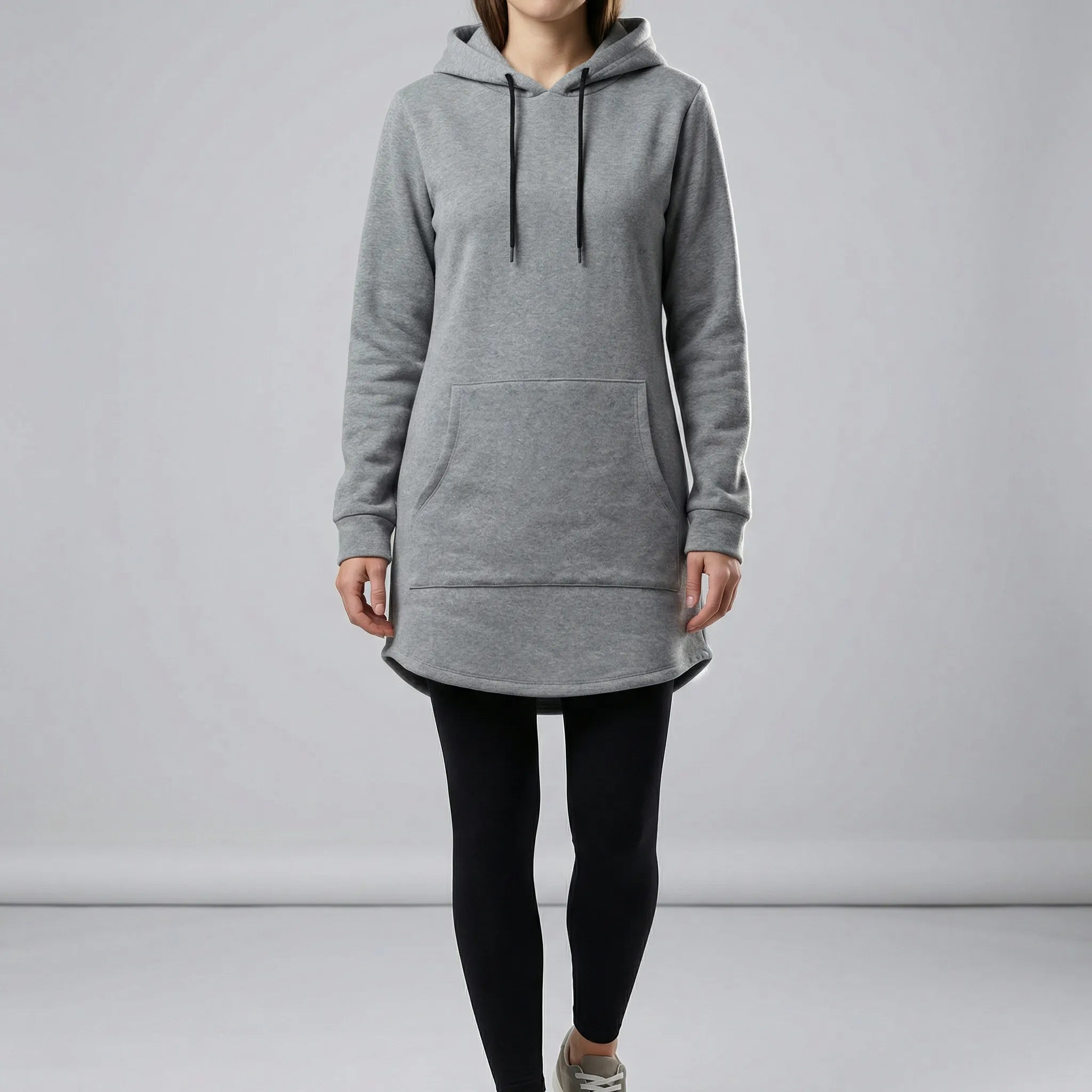 Women’s Tunic Sweater with Kangaroo Pocket - Crawleigh