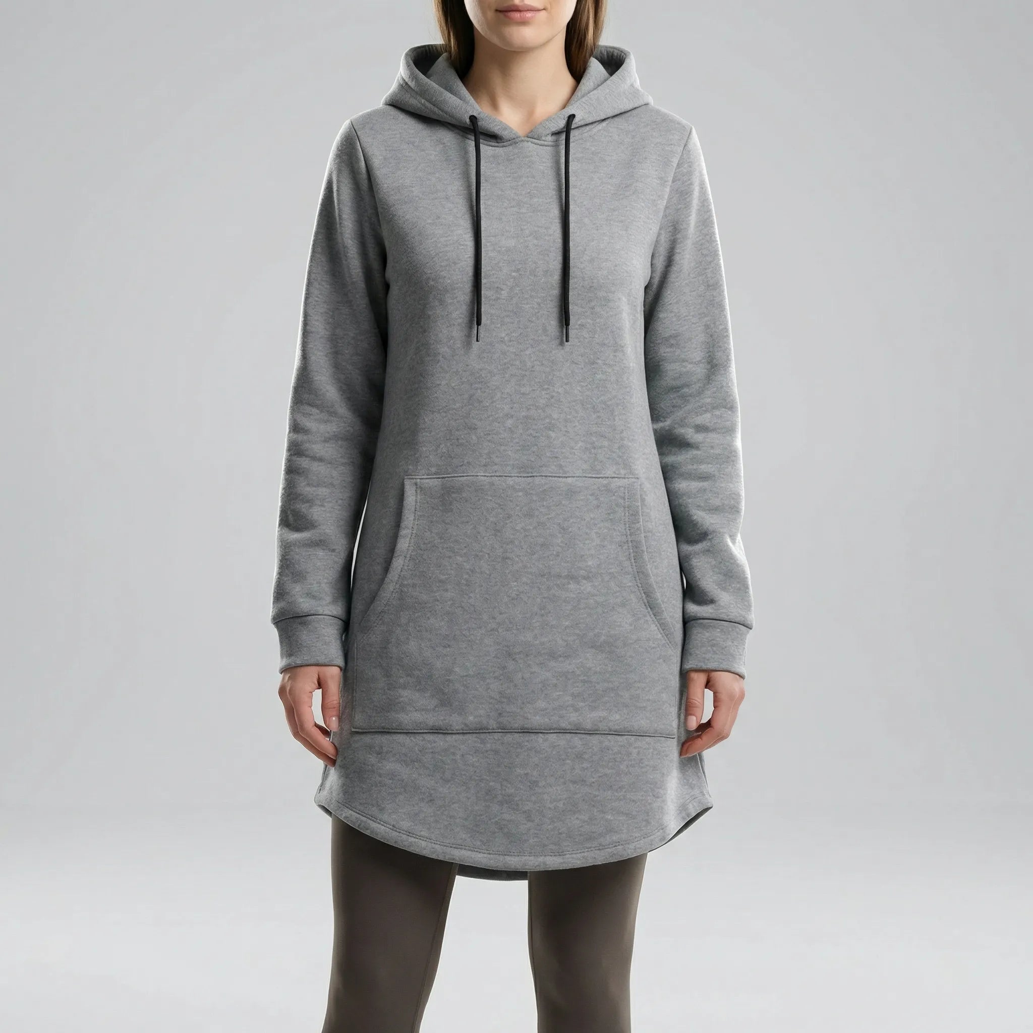 Women’s Tunic Sweater with Kangaroo Pocket - Crawleigh