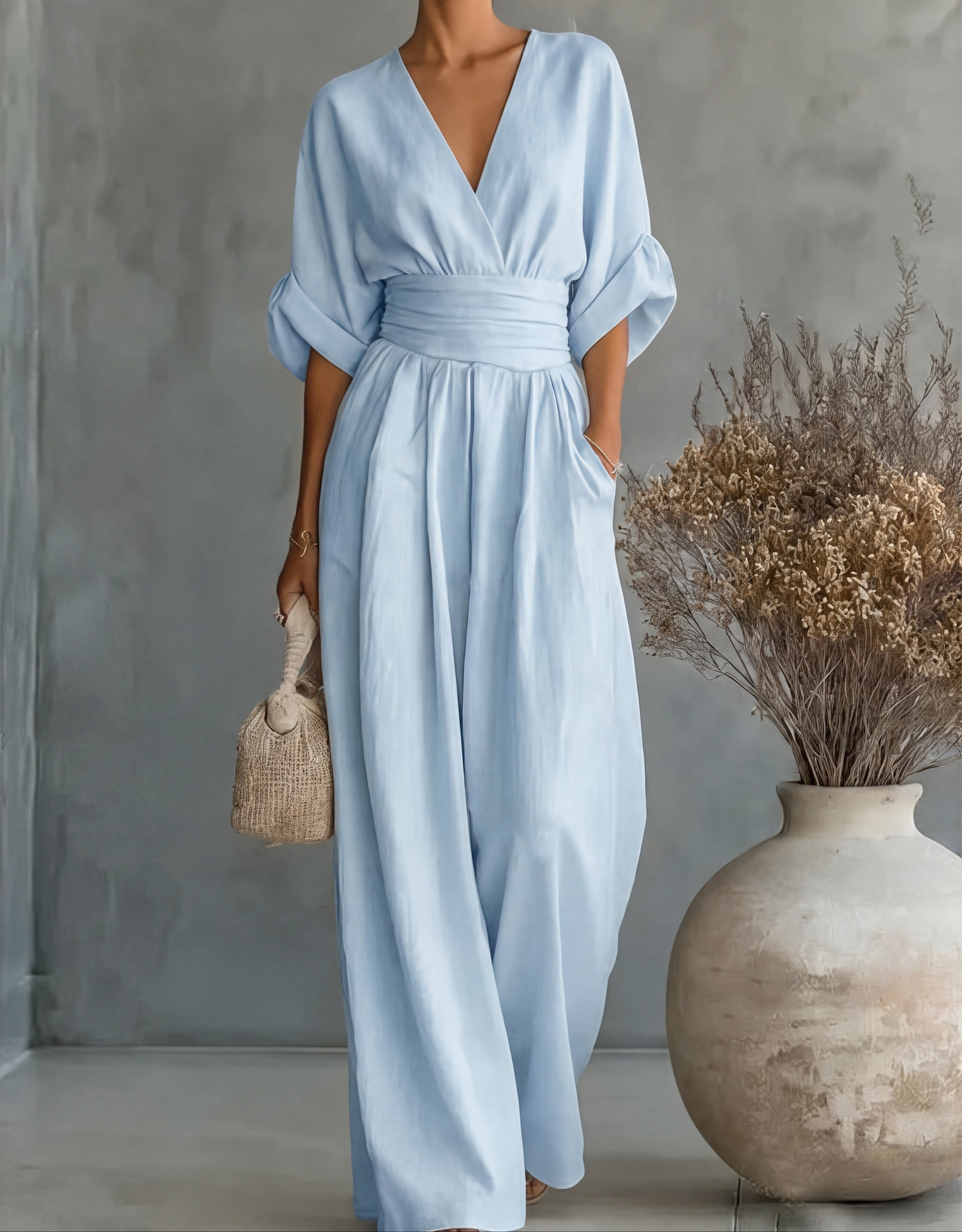 Genevieve | Elegant Wide-Leg Jumpsuit