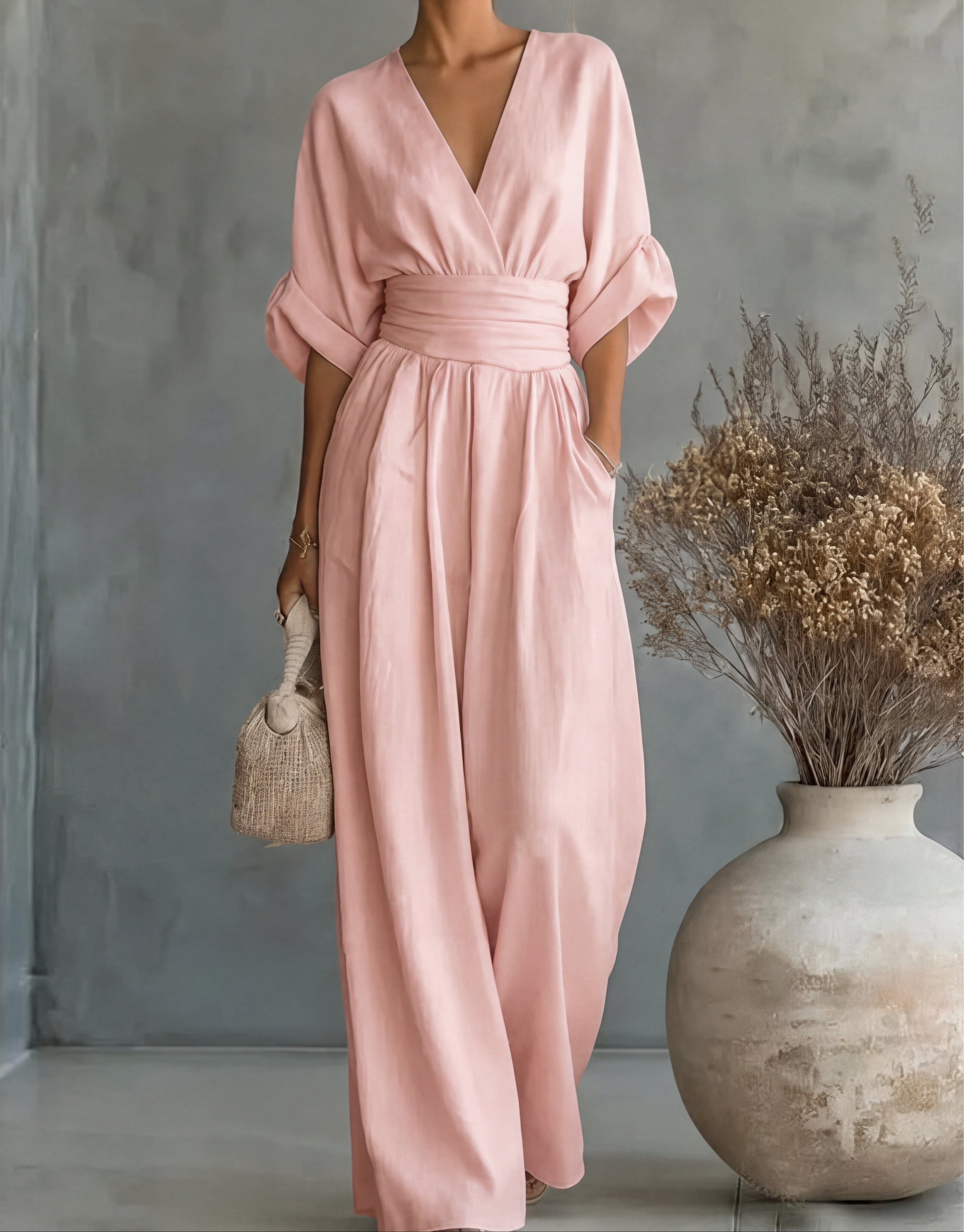 Genevieve | Elegant Wide-Leg Jumpsuit
