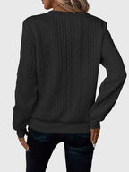 Nora | Women's Cable Knit Quarter-Zip Sweater