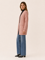 Evania | Long Cardigan with Open Front and Pockets