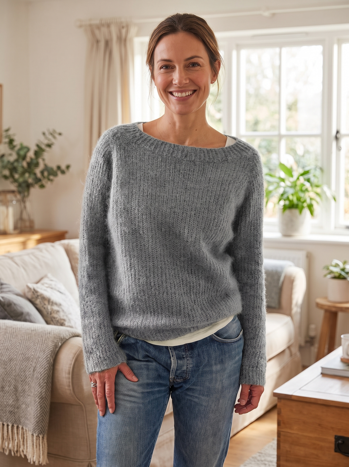 Sylvie jumper lifestyle Grey