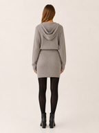 Ottavia | Jumper Dress with Hood and Drawstring Detail