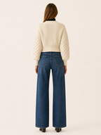 Sophronia | Cropped Cardigan with Button Front