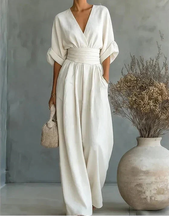 Genevieve | Elegant Wide-Leg Jumpsuit