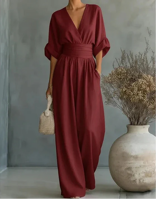 Genevieve | Elegant Wide-Leg Jumpsuit
