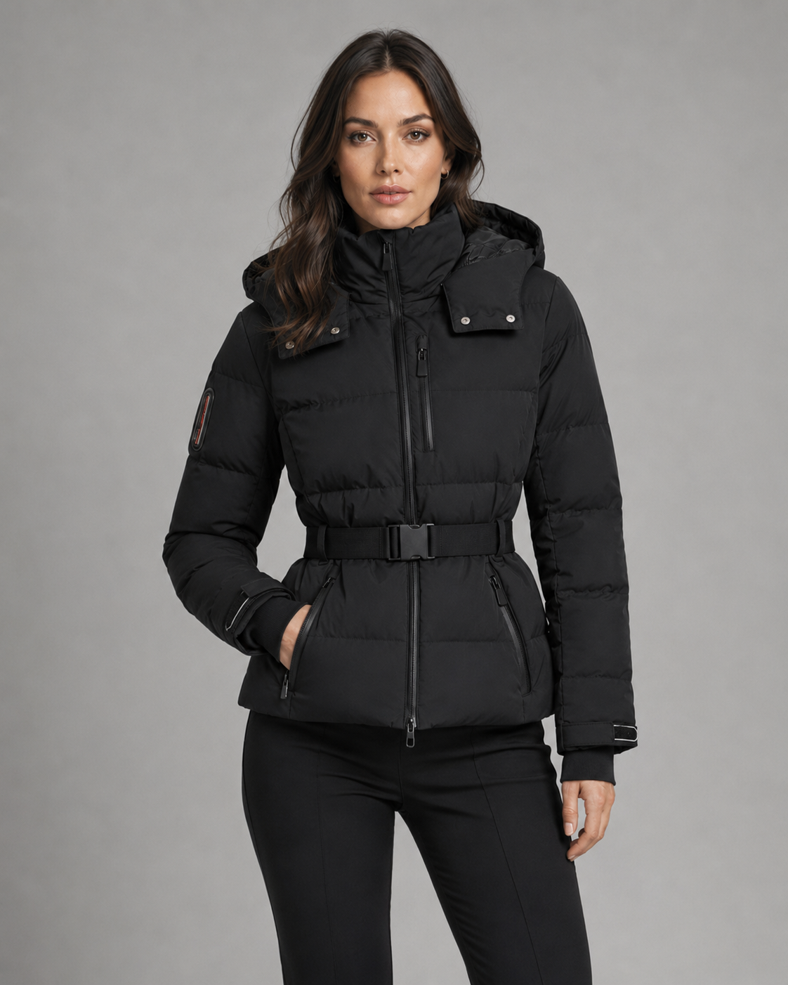 Margot | Women's Hooded Belted Puffer Jacket