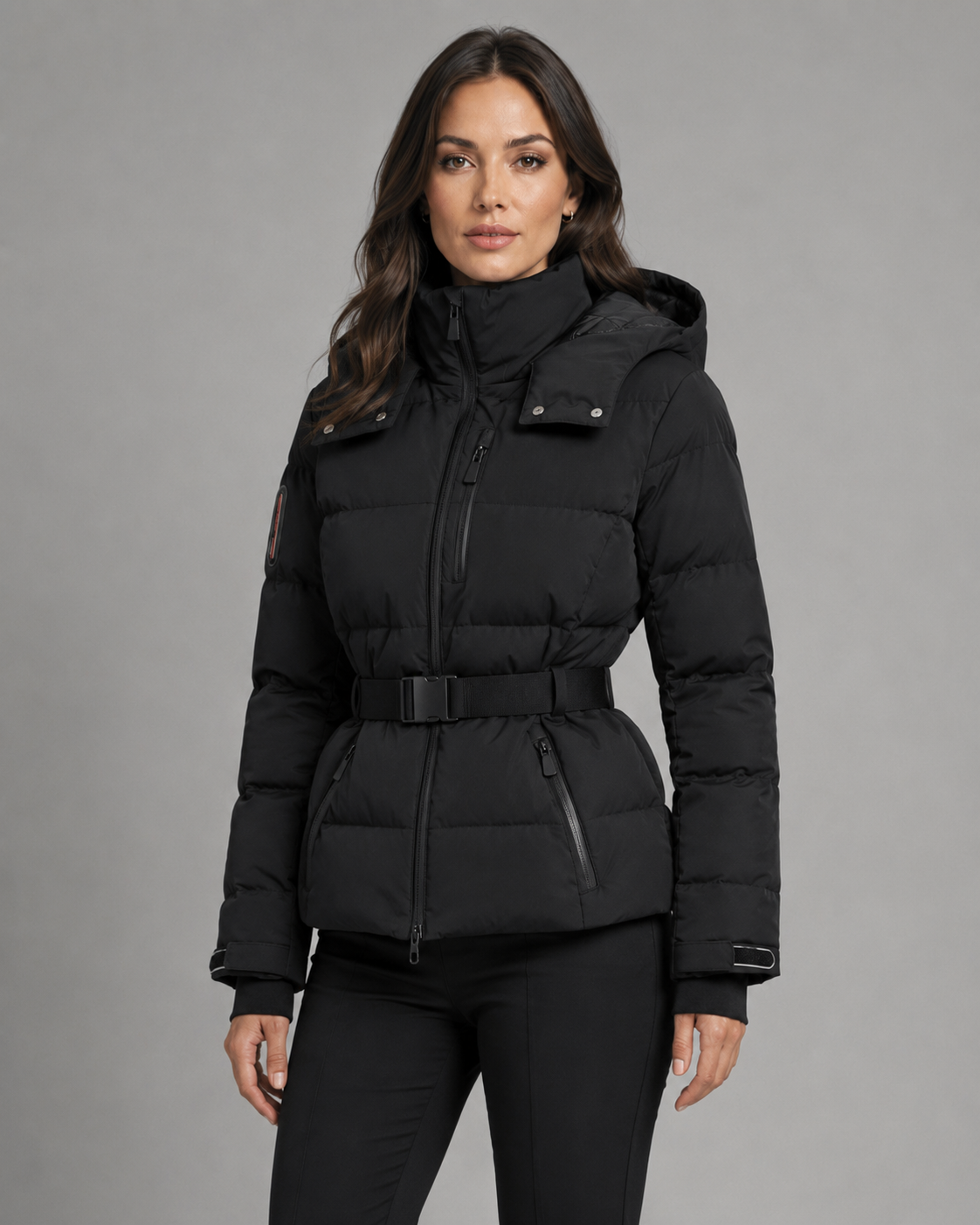 Margot | Women's Hooded Belted Puffer Jacket