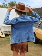 Women’s Denim Casual Jacket - Craw Leigh