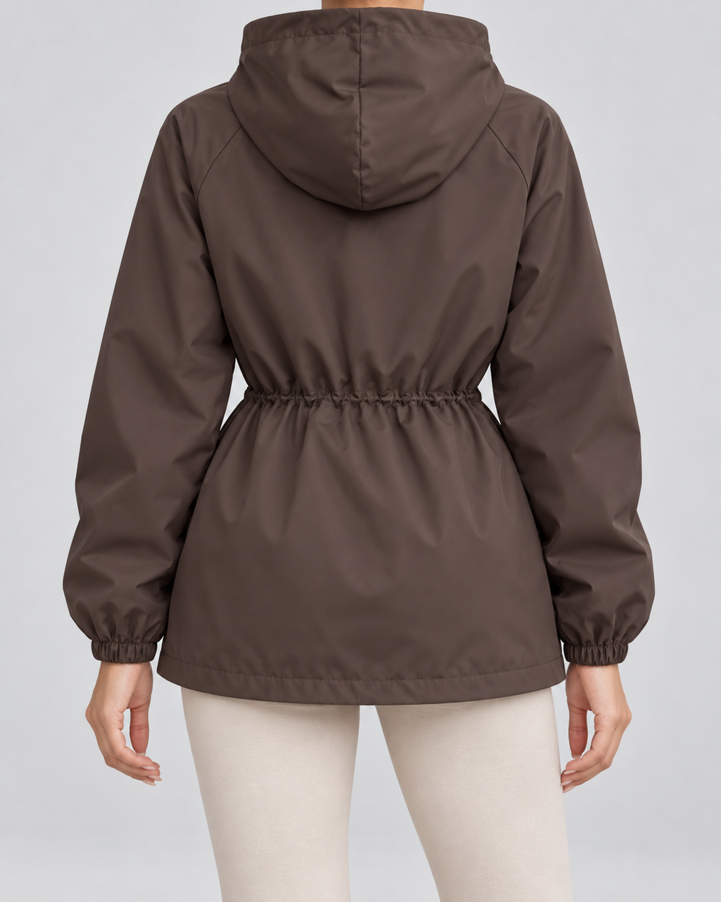 Elise | Women's Hooded Drawstring Utility Jacket