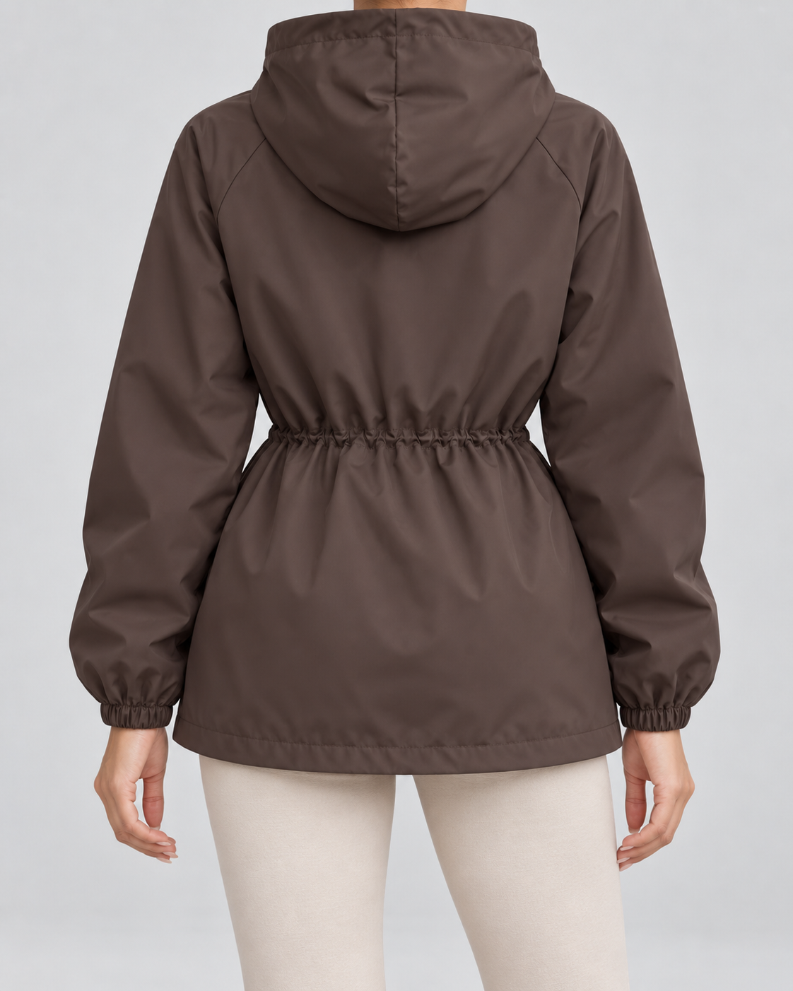 Elise | Women's Hooded Drawstring Utility Jacket