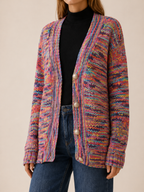 Zadie | V-Neck Cardigan with Button Front and Relaxed Fit